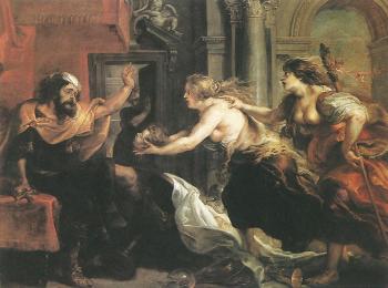 彼得 保羅 魯本斯 Tereus Confronted with the Head of his Son Itylus
